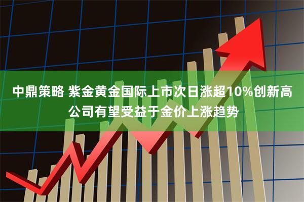 中鼎策略 紫金黄金国际上市次日涨超10%创新高 公司有望受益于金价上涨趋势