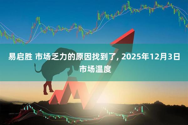 易启胜 市场乏力的原因找到了, 2025年12月3日 市场温度